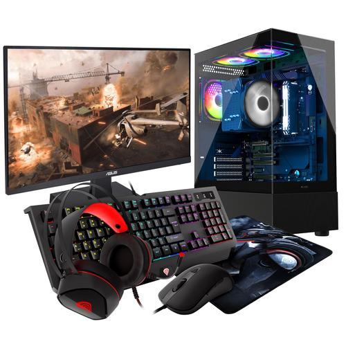 VIST Kit Gaming Ryzen 7 5700G - RAM 16Go - RX VEGA - SSD 1To M.2 - LCD 24 - Windows 11 Pro