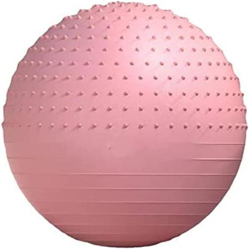 Rose Ballon De Yoga, Ballon De Sport, Fitness, Pilates, Gym, Équilibre, Fitball, Entraînement De Massage, Perte De Poids, Ballon D'exercice Pour Enfants Enceintes, Rose, 55 Cm