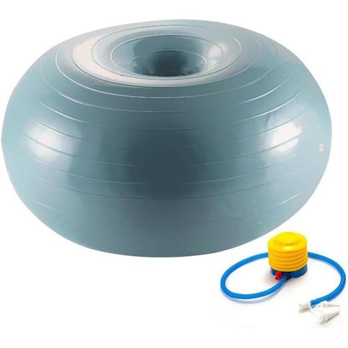 Blue Bleu Ballon D'exercice Balles Suisses De Pilates Avec Pompe Pvc Eco Material Accouchement Ballon De Grossesse Anti Éclatement Pour Gym Yoga Fitness Stability Training