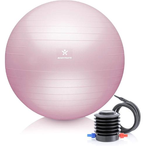 Princess-Pink Ballon Fitness + Pompe Incluse + E-Book Gratuit - Différentes Tailles & Coloris