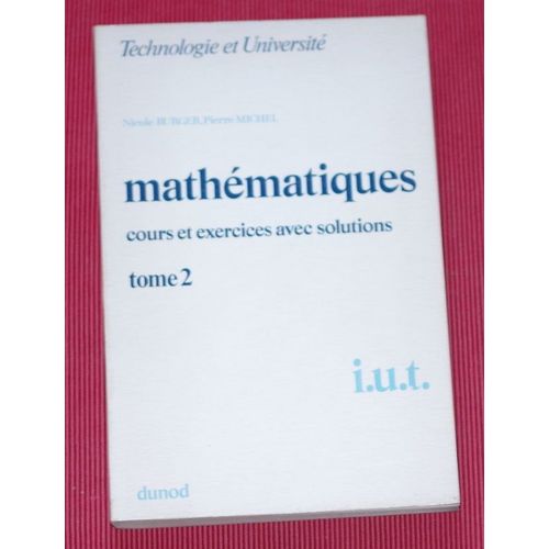 Mathématiques Cours Et Exercices Avec Solutions