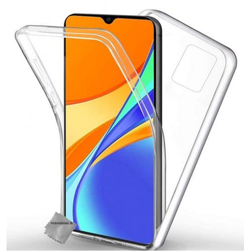 Housse Etui Coque Silicone Gel 360 Integrale Pour Xiaomi Redmi 9c + Verre Trempe - Transparent