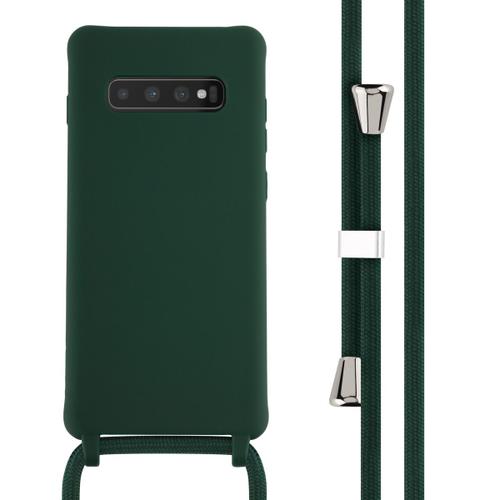 Imoshion ¿Coque En Silicone Avec Cordon Samsung Galaxy S10 Plus Vert Foncé