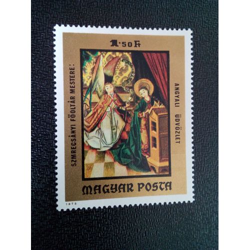 Timbre Hongrie Yt 2339 Annonciation 1973 ( 11004 )