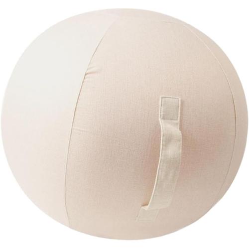 Beige Balle De Yoga Accessoire De Sport De Gym La Stabilité Accessoires De Ballon De Yoga Protège-Ballon De Yoga Housse De Ballon D'exercice Anti-Sale Protecteur Masque De Sécurité Pvc