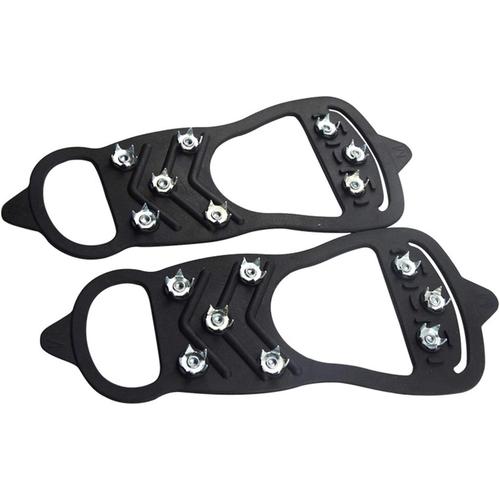 Crampons Antidérapant,Crampons Pour Chaussures Chaussures Anti-Dérapantes Spikes Anti-Glace Sur Chaussures Randonnée À Neige Antidérapante Camping Promenades Grip Grip Grips Glace Glace Dérive