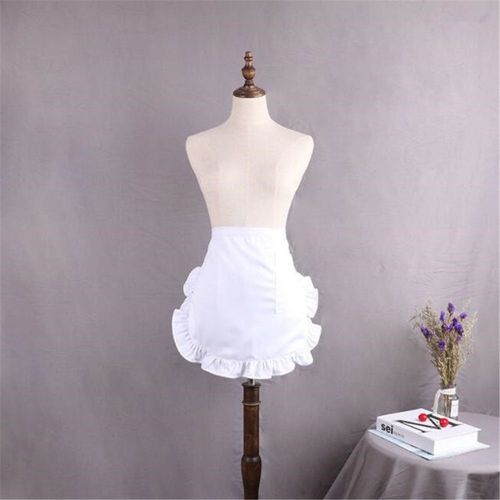 Envoie De France Tablier Maid Noir Blanc Soubrette Servant Déguisement Cuisine Coton Polyester Résistant Cosplay Femme Fille Ado Adulte