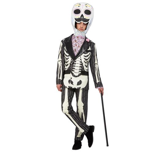 Déguisement Marié Rose Dia De Los Muertos Homme - Taille: L