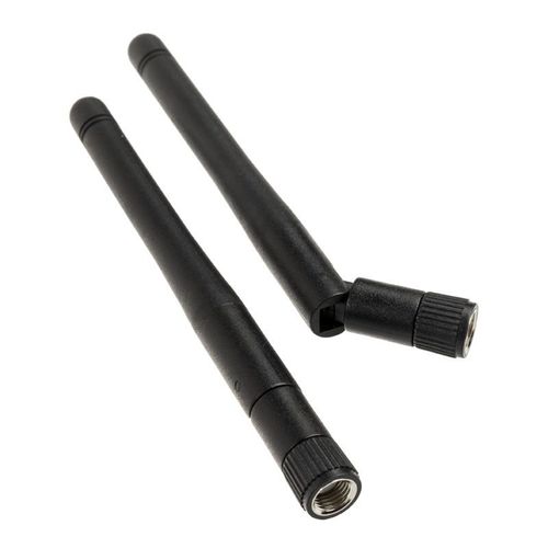 akasa akasa omni-directional tri-band wifi antenne - 2er-pack, schwarz noir