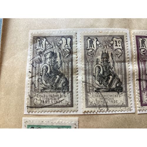 1 Timbre, Établissement Français Dans L’Inde, 1 C., Inde Française, Année 1914