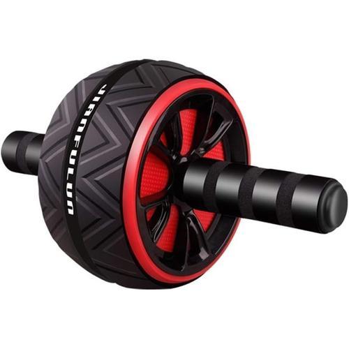 Rouge Noir Rouleau D'exercice Abdominal Roue Abdominale Ab Wheel Roller, Brûlage Des Graisses Et Entraînement Musculaire, Roue Abdominale Pour L'équipement Musculation À Domicile