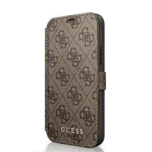 Etui Folio Guess 4g Pour Iphone 12 Pro/12 Max Marron