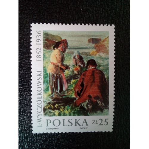 Timbre Pologne Yt 2895 La Récolte De La Betterave, 1910 1987 ( 51004 )