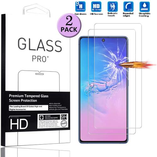 Pour Samsung Galaxy S10 Lite Verre Trempé Film De Protection Vitre Tactile Anti-Poussiere Sans Bulle Ecran Protecteur Pour Samsung Galaxy S10 Lite (2020) 6.7""