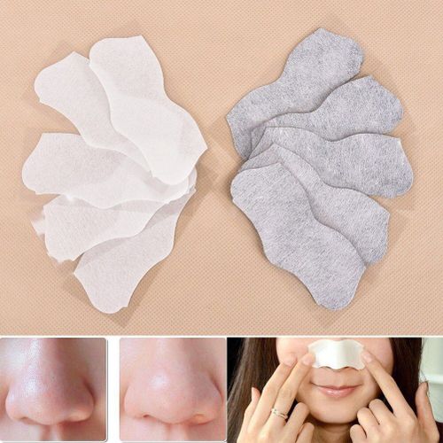 20 Pièces Points Noirs Dissolvant Masque Bandes Nasales Tête Noire Nez Point Point Décoller Autocollant Visage Acné Tête Blanche Pores Nettoyant Autocollant 