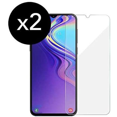 Verre Trempé Samsung A70 Film Protection D'écran Samsung Galaxy A70 Protecteur Vitre Avec Adhésif Partout Sur Le Verre Dureté 9h Bord Arrondi 2.5d Pour Samsung Galaxy A70