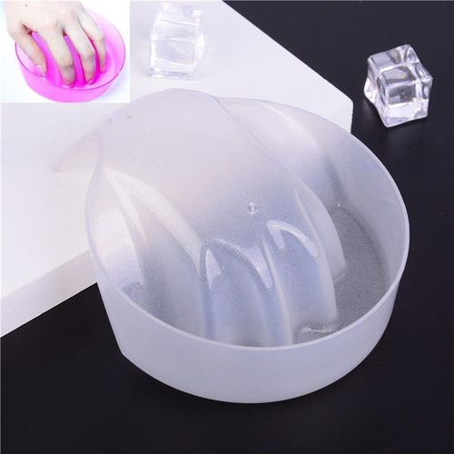 1 Pièces Nail Art Main Lavage Dissolvant Tremper Bol Bricolage Salon Ongles Spa Bain Traitement Manucure Outils 