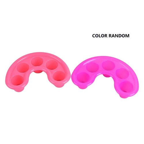 Plastique Épaissir Vernis À Ongles Dissolvant Bol Manucure Nail Art Gel Vernis Enlever Tremper Outil Doigts Séparés Tremper Hors Bol 