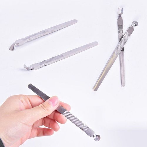 1pc Cuticule Scoop Poussoir Peau Morte Dissolvant Manucure Ongles Nettoyant Pédicure Manucure Salon Ongles Nettoyant Pédicure Soin Outil 