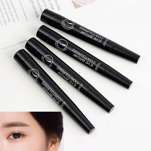 Stylo De Teinte De Colorant De Renforceur De Sourcil De Henné Imperméable À L'eau De 4 Têtes Crayon De Sourcil Liquide De Croquis Fin Stylo De Tatouage De Sourcil De Pointe De Fourchette Micro 