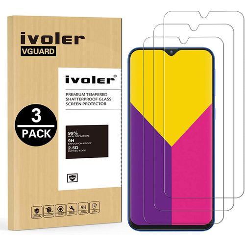[Pack De 3] Verre Trempé Pour Samsung Galaxy A50 / A30s / M31 / M30s / M21, Film Protection Écran En Verre Trempé - Sans Bulles D'air -Ultra Résistant Dureté 9h