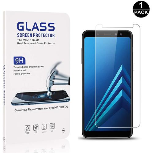 Verre Trempé Pour Galaxy A8 2018, Sans Bulles, Ultra Transparent, 3d Touch Protection En Verre Trempé Écran Pour Samsung Galaxy A8 2018, 1 Pièces