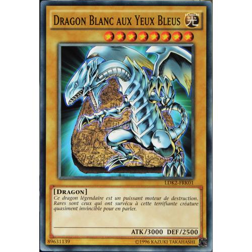 Carte Yu-Gi-Oh Ldk2-Frk01-V3 Dragon Blanc Aux Yeux Bleus 2ed/2st Commune Neuf Fr