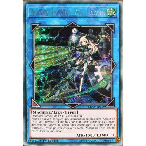 Carte Yu-Gi-Oh Mp19-Fr109 Assaut De L'air - As - Hayaté Prismatic Secret Rare Neuf Fr