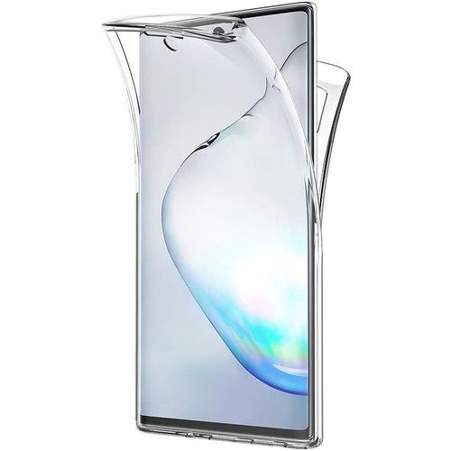 Coque Compatible Samsung Galaxy Note 10 Transparente 360 Degrès En Gel Protection Integral Et Invisible. Housse Silicone Haute Qualité