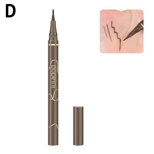 Crayon Eyeliner Longue Duree, Taille Unique #2, Marron Fonce, Liquide Impermeable, Outils De Maquillage Pour Les Yeux 