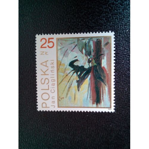Timbre Pologne Yt 3049 Jan Ciaglinski 1989 ( 51004 )