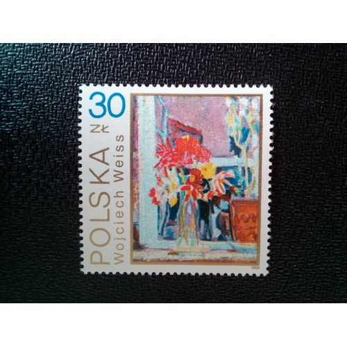 Timbre Pologne Yt 3050 Wojciech Weiss 1989 ( 51004 )