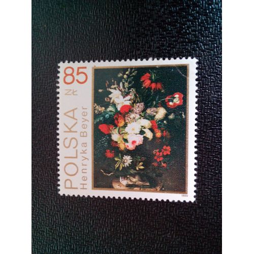 Timbre Pologne Yt 3054 Henryka Beyer 1989 ( 51004 )