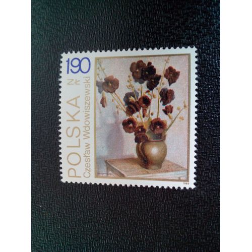 Timbre Pologne Yt 3056 Czeslaw Wdowiszewski 1989 ( 51004 )