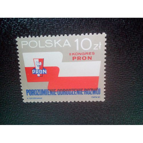 Timbre Pologne Yt 2901 2e Congrès Pron 1987 ( 51004 )