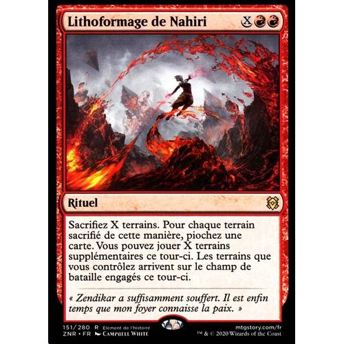 Lithoformage De Nahiri - Mtg - Renaissance De Zendikar - R - 151/280