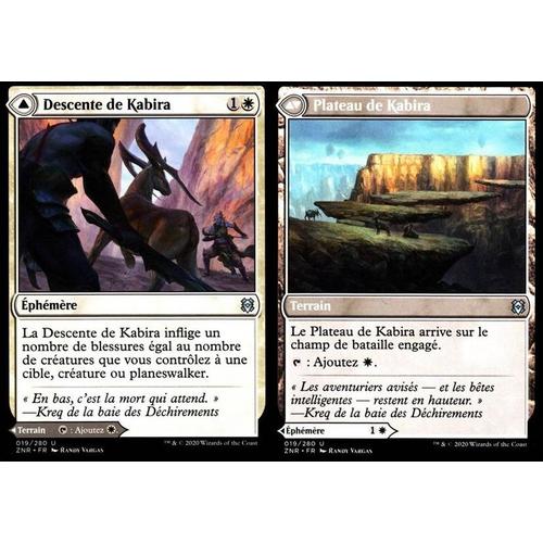 Descente De Kabira / Plateau De Kabira - Mtg - Renaissance De Zendikar - U - 19/280 Recto/Verso