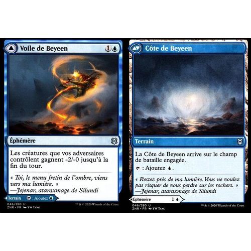 Voile De Beyeen / Côte De Beyeen - Mtg - Renaissance De Zendikar - U - 46/280 Recto/Verso
