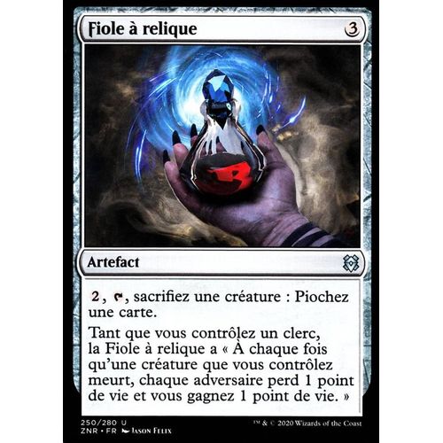 Fiole À Relique - Mtg - Renaissance De Zendikar - U - 250/280