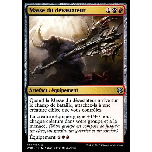 Masse Du Dévastateur - Mtg - Renaissance De Zendikar - U - 235/280