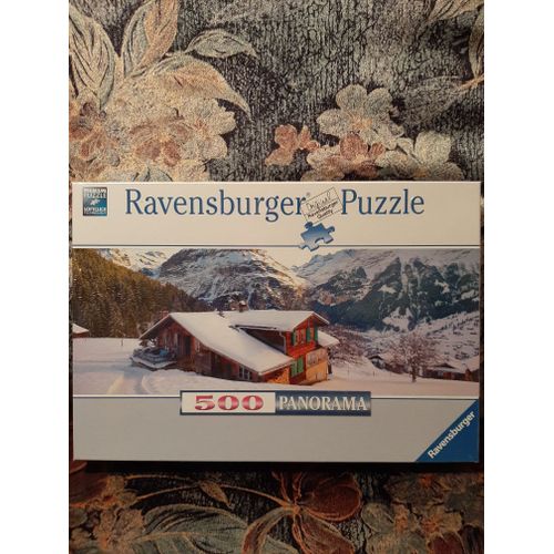 Ravensburger Chalet Alpes - Puzzle 500 Pièces Panorama