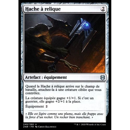 Hache À Relique - Mtg - Renaissance De Zendikar - U - 248/280