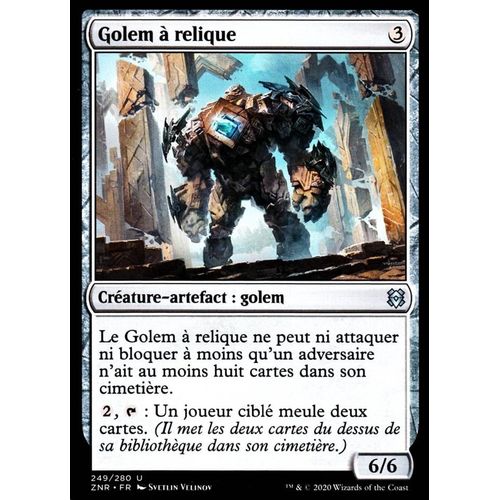 Golem À Relique - Mtg - Renaissance De Zendikar - U - 249/280