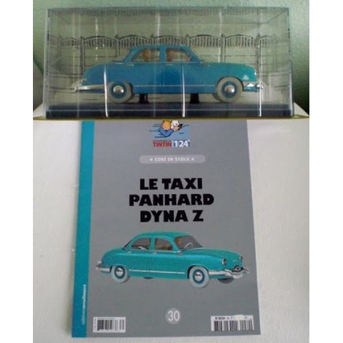 Voiture Tintin 1/24 Le Taxi Panhard Dyna Z De Coke En Stock N°30