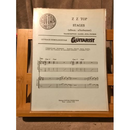 Zz Top Stages Partition 2 Guitares Tablature Éditions Guitar Connection
