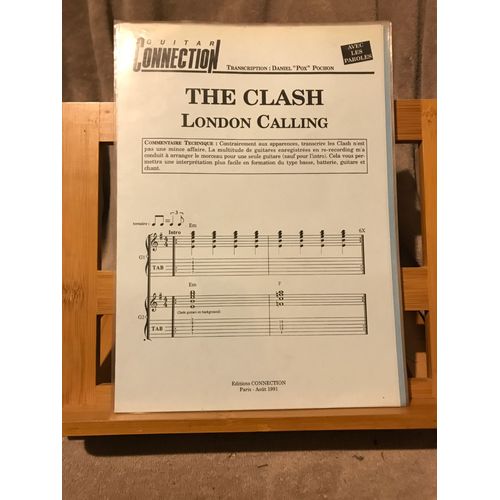 The Clash London Calling Partition 2 Guitare Tablature Guitar Connection