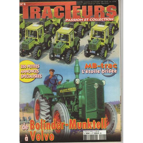tracteurs passion et collection de 11/2007, mb-trac l'étoile brisé, de  bolinder-munktell N°4