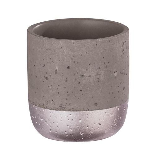 Gobelet de salle de bain design Mauve - Gris rosé