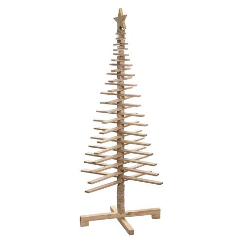 Sapin de Noël en bois articulé - Hauteur 150 cm