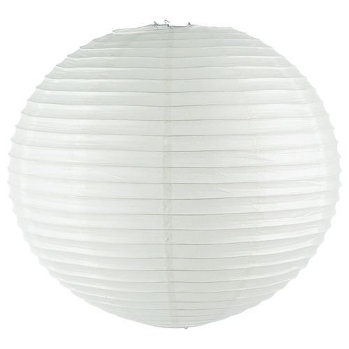 Lot 2x Lanterne Boule - Diam. 60 cm. - Blanc